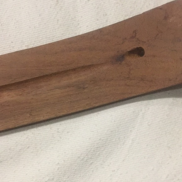 2/$20 Birkan wood Incense Stick  holder 16” long - Picture 4 of 8